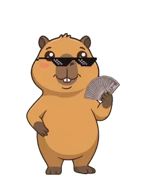 Margo con lentes y billetes